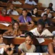 African students learning